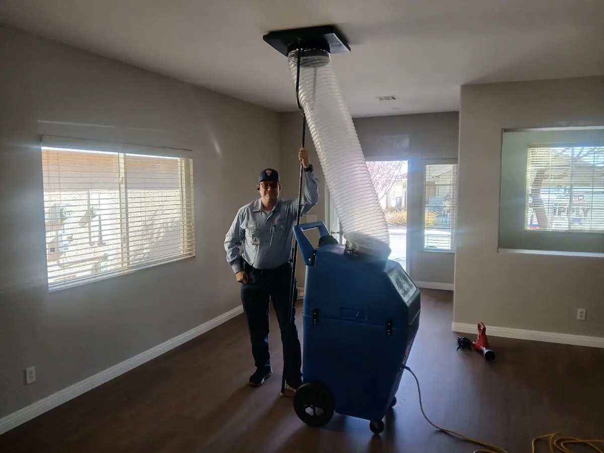 Professional Dryer Vent Cleaning work inside a Brookside home